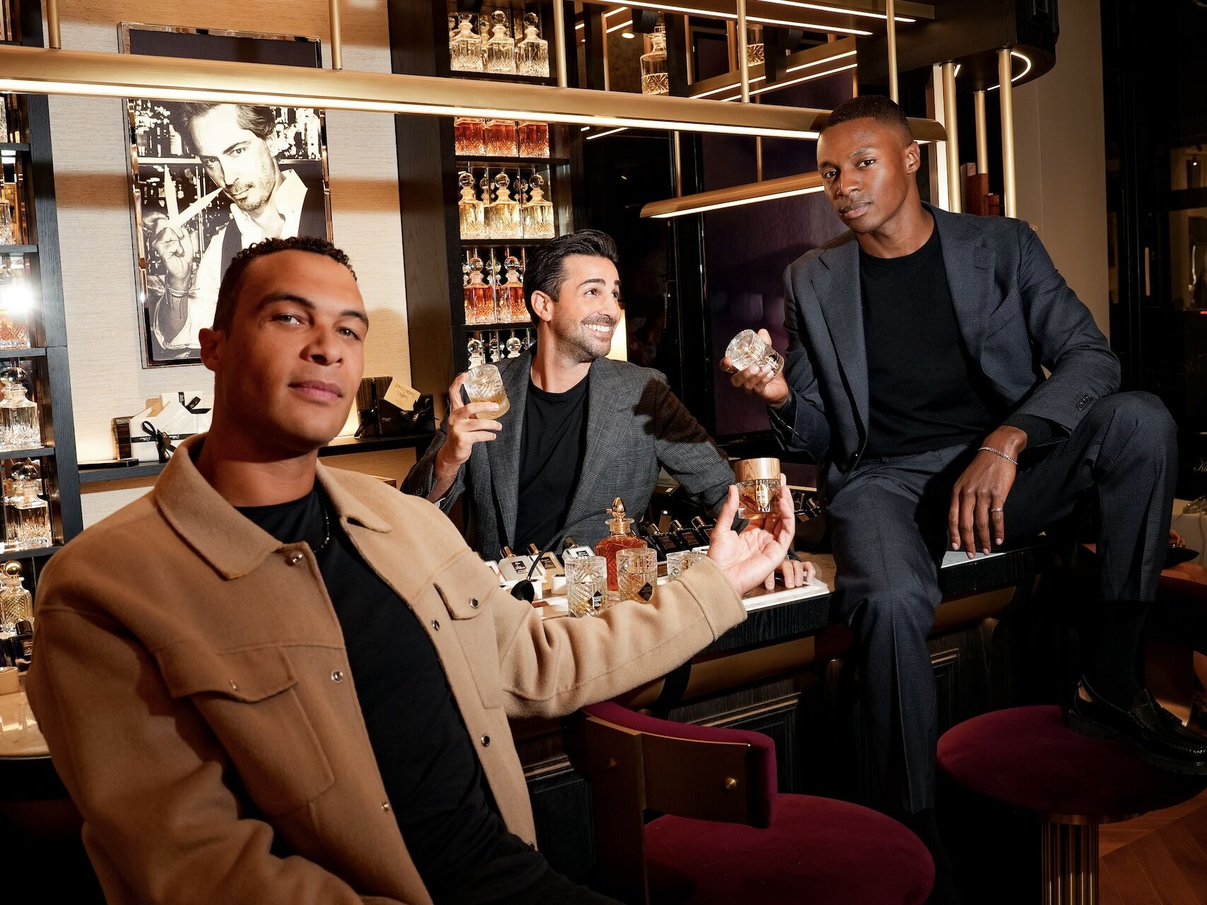 Guests at the Kilian Paris fragrance bar