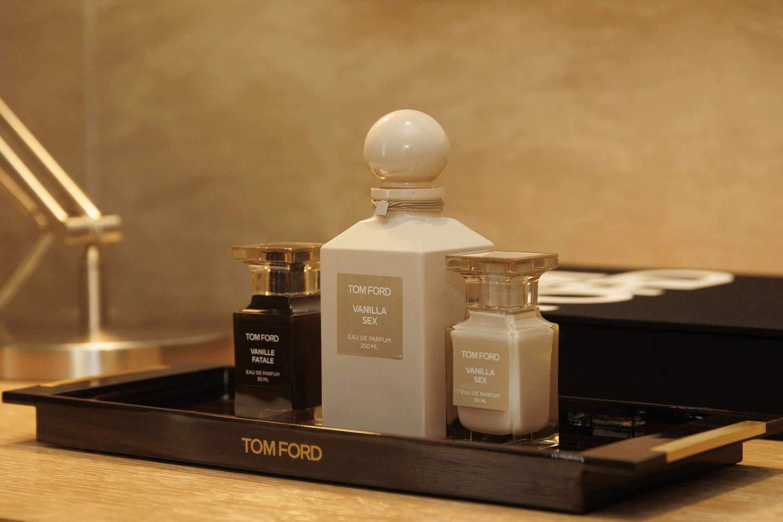 Tom Ford Vanilla Sex fragrance tray