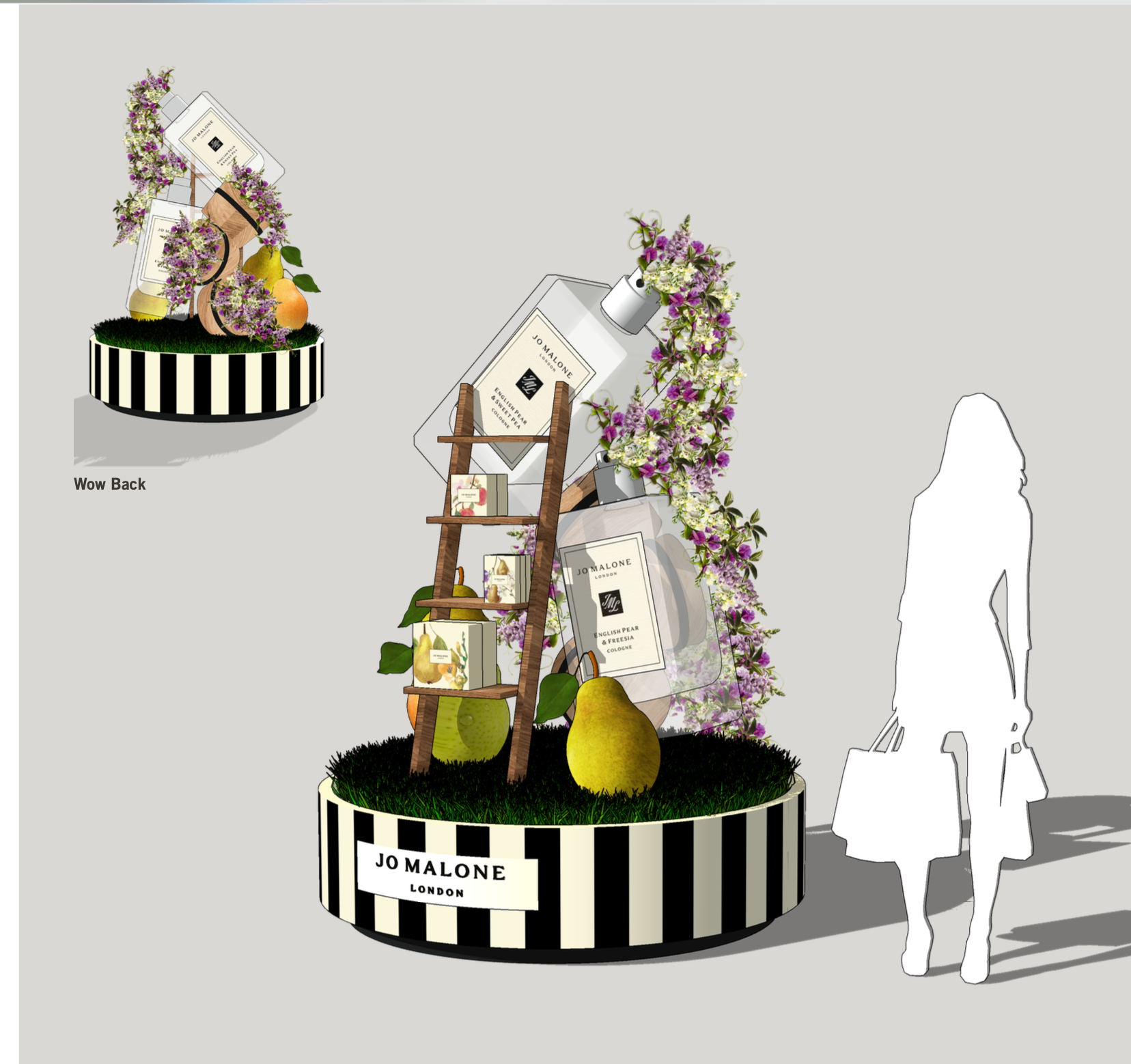 Jo Malone London WOW installation concept render